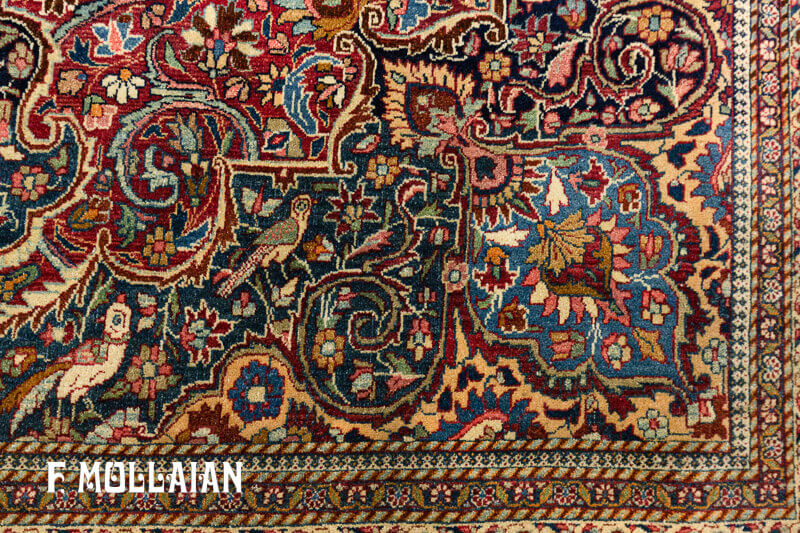 Antique Persian Mashad Rug n°:72628615
